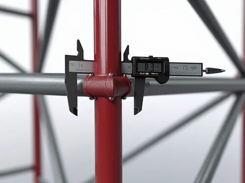 Laatste bedrijf blog Over Stalen steigerbuizen De 483 mm standaard in constructie