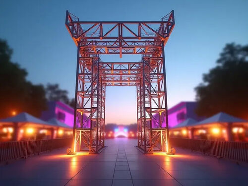 Laatste bedrijf blog Over Aluminium Truss Toren Verhoogt Efficiëntie van Evenemententoegang