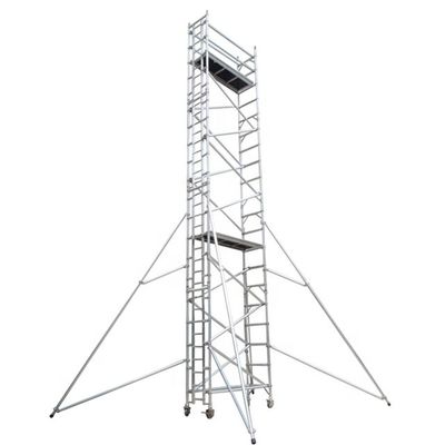 Opvouwbaar aluminium steiger torenladder frame mobiel aluminium steiger