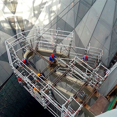 Goede prijs. Aluminium opgehangen cuplock steigerstelsel voor gebouwonderhoud online