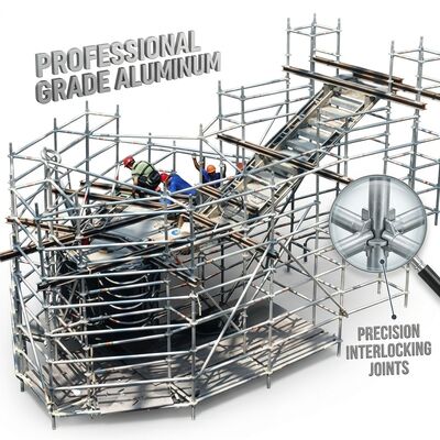 Goede prijs. Trapdoor Toegang Aluminium Steiger Toren bovenhoofd Plafond Onderhoudsplatform met Gas Strut luik en telescopisch online