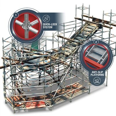 Goede prijs. Tradesman Pro Draagbare Aluminium Steiger Toren Enkele Operator Montage Van Transport Compatibel Onder 20kg online