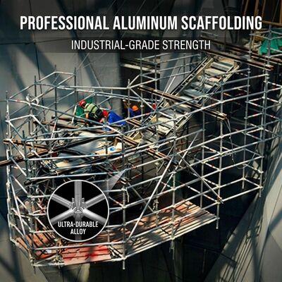 Goede prijs. Glas gevel onderhoud aluminium steiger toren EPDM bumper bescherming niet-markering platform voor gordijnwand online