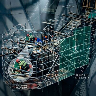 Goede prijs. Aflevering van opdrachten in het magazijn Aluminium steiger Toren Opvouwbaar werkplank Gecentraliseerde remcontrole Digitale teller online