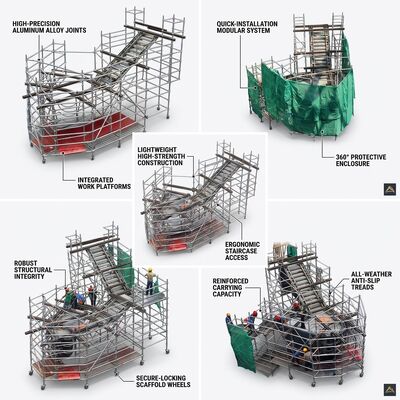 Goede prijs. Evenement podium rigging aluminium steiger toren matzwart niet-reflecterende T-sleuf kanalen kabelbeheer voor online